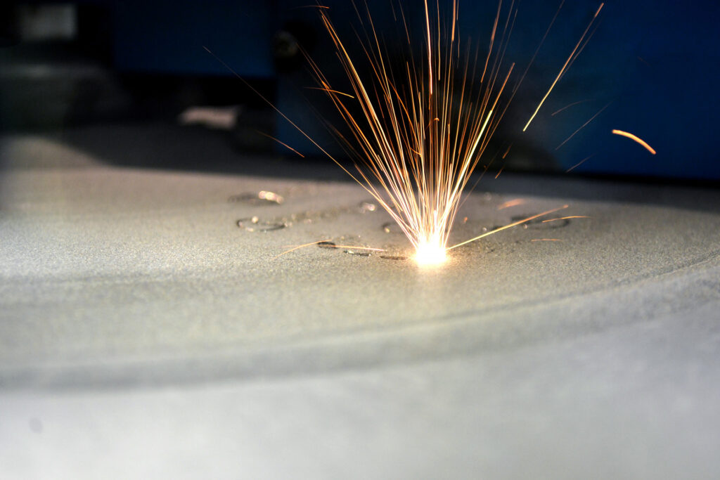 Bild der SLM-Laser-Metalldruckanwendung