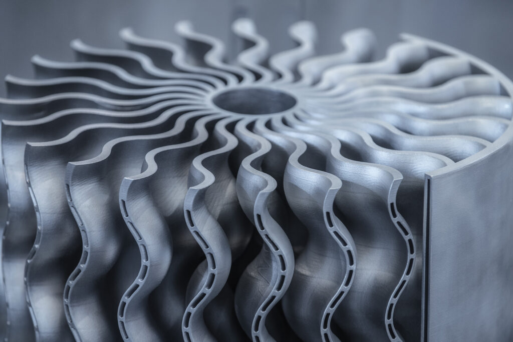 Immagine dell'applicazione della parte stampata in metallo 3D